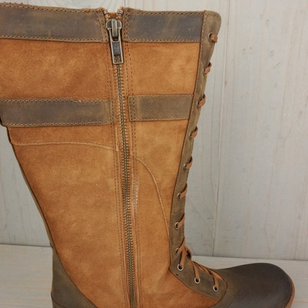 UGG BRYSTL TALL CHESTNUT WATERPROOF BOOTS - Picture 5 of 6